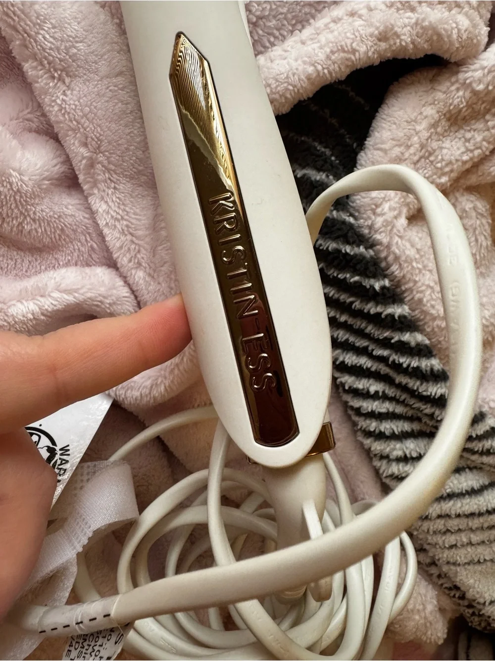 White and Gold Hair Tool Set